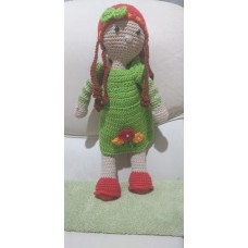 Boneca de Crochê Amigurumi BC015P